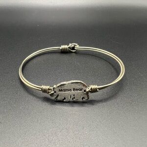 Luca and Danni Mama Bear Silver Tone Bracelet Boho Casual